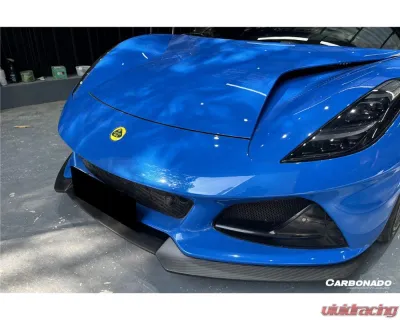 Lotus Emira 2021-2024 Carbonado DryCF OD Style Front Lip Splitter - Part No: Emira-OD-FL - DRYCFEmira-OD-FL