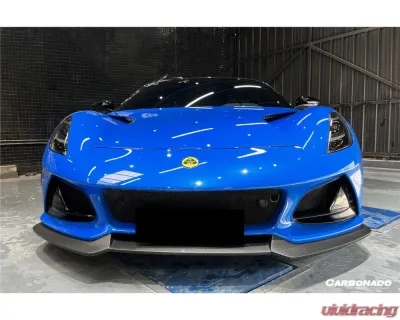 Lotus Emira 2021-2024 Carbonado DryCF OD Style Front Lip Splitter - Part No: Emira-OD-FL - DRYCFEmira-OD-FL