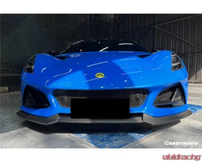 Lotus Emira 2021-2024 Carbonado DryCF OD Style Front Lip Splitter - Part No: Emira-OD-FL - DRYCFEmira-OD-FL