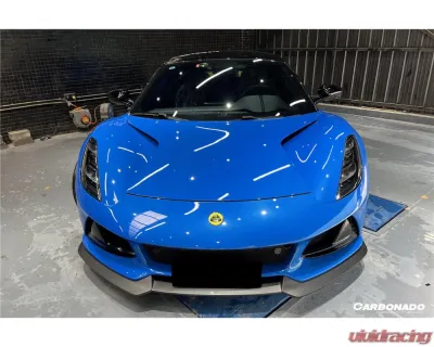 Lotus Emira 2021-2024 Carbonado DryCF OD Style Front Lip Splitter - Part No: Emira-OD-FL - DRYCFEmira-OD-FL