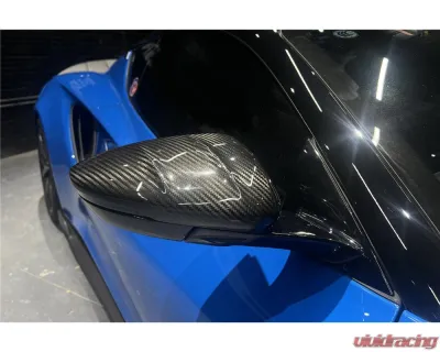 Carbonado DryCF OD Style Mirror Cover Lotus Emira 2021-2024 - DRYCFEmira-OD-MC