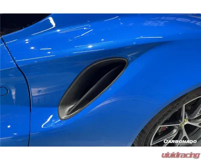Lotus Emira Dry Carbon Fiber Quarter Panel Side Scoops 2021-2024, Part No: Emira-OD-QPS - DRYCFEmira-OD-QPS
