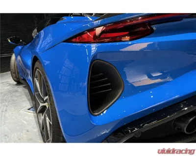 Carbonado MTDryCF OD Style Rear Bumper Vents Lotus Emira 2021-2024 - MTDRYCFEmira-OD-RBV