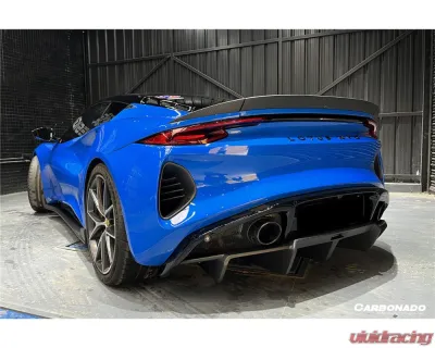 Lotus Emira 2021-2024 Carbonado DryCF OD Style Trunk Spoiler, Part No: Emira-OD-TS - DRYCFEmira-OD-TS