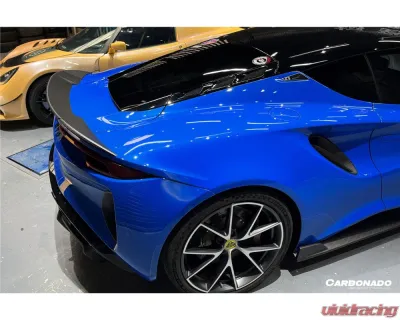 Lotus Emira 2021-2024 Carbonado DryCF OD Style Trunk Spoiler, Part No: Emira-OD-TS - DRYCFEmira-OD-TS