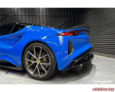 Lotus Emira 2021-2024 Carbonado DryCF OD Style Trunk Spoiler, Part No: Emira-OD-TS - DRYCFEmira-OD-TS