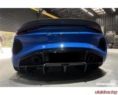 Lotus Emira 2021-2024 Carbonado DryCF OD Style Trunk Spoiler, Part No: Emira-OD-TS - DRYCFEmira-OD-TS