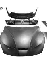 Carbonado DryCF MSY Style Full Body Kit Ferrari F12 Berlinetta 2012-2017                                     - DRYCFF12-MAN-MSY-WBK - Image 2