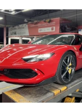 Ferrari 296 GTB 2022+ Carbonado DryCF AF Style Front Lip Splitter - Part No F296-MAN-AF-FLS                                     - DRYCFF296-MAN-AF-FLS - Image 7