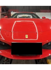 Ferrari 296 GTB 2022+ Carbonado DryCF AF Style Front Lip Splitter - Part No F296-MAN-AF-FLS                                     - DRYCFF296-MAN-AF-FLS - Image 2