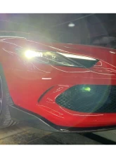 Ferrari 296 GTB 2022+ Carbonado DryCF AF Style Front Lip Splitter - Part No F296-MAN-AF-FLS                                     - DRYCFF296-MAN-AF-FLS - Image 3