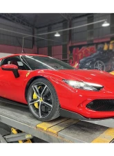 Ferrari 296 GTB 2022+ Carbonado DryCF AF Style Front Lip Splitter - Part No F296-MAN-AF-FLS                                     - DRYCFF296-MAN-AF-FLS - Image 4