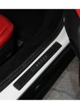 Carbonado DryCF OEM Style Door Sills Steps Cover Ferrari 296 2022-2025                                     - DRYCFF296-MAN-DS - Image 4