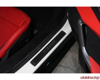 Carbonado DryCF OEM Style Door Sills Steps Cover Ferrari 296 2022-2025 - DRYCFF296-MAN-DS