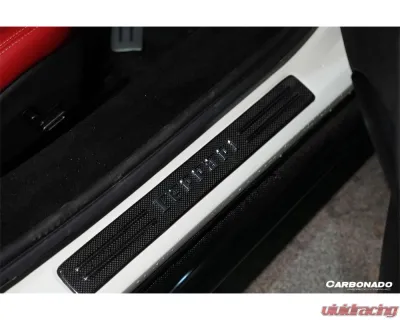 Carbonado DryCF OEM Style Door Sills Steps Cover Ferrari 296 2022-2025 - DRYCFF296-MAN-DS