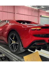 Carbonado DryCF OEM Style Side Skirts Ferrari 296 GTB 2022+                                     - DRYCFF296-MAN-SS - Image 4