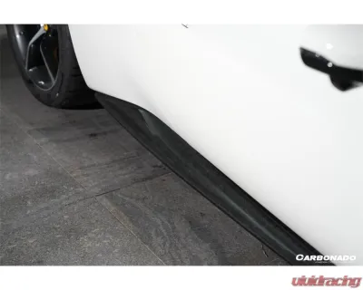 Carbonado DryCF OEM Style Side Skirts Ferrari 296 GTB 2022+ - DRYCFF296-MAN-SS