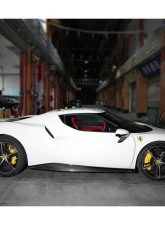 Carbonado DryCF OEM Style Side Skirts Ferrari 296 GTB 2022+                                     - DRYCFF296-MAN-SS - Image 8
