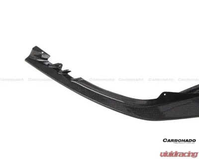 Carbonado DryCF MSY Style Front Lip Splitter Ferrari F8 2019-2024 - DRYCFF8-MAN-MSY-FL