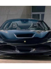 Ferrari F8 Carbonado Dry Carbon Fiber NVT Style Hood Vents 2019-2024                                     - DRYFGCFF8-MAN-NVT-HV - Image 12