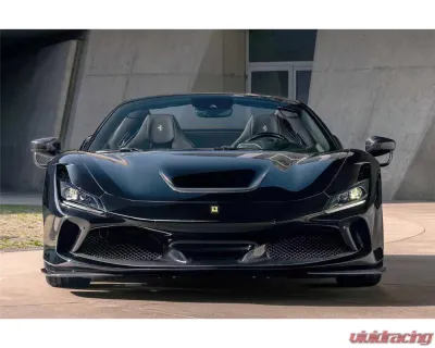 Ferrari F8 Carbonado Dry Carbon Fiber NVT Style Hood Vents 2019-2024 - DRYFGCFF8-MAN-NVT-HV