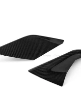 Carbonado DryFGCF OEM Style Side Air Intake Fins Flaps Wings Ferrari F8 2019-2024                                     - DRYFGCFF8-MAN-OEM-AIF - Image 2