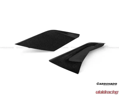 Carbonado DryFGCF OEM Style Side Air Intake Fins Flaps Wings Ferrari F8 2019-2024 - DRYFGCFF8-MAN-OEM-AIF