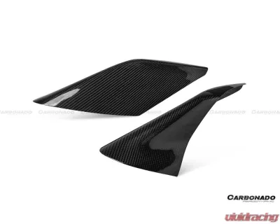 Carbonado DryFGCF OEM Style Side Air Intake Fins Flaps Wings Ferrari F8 2019-2024 - DRYFGCFF8-MAN-OEM-AIF