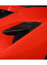 Carbonado DryFGCF OEM Style Side Air Intake Fins Flaps Wings Ferrari F8 2019-2024                                     - DRYFGCFF8-MAN-OEM-AIF - Image 7