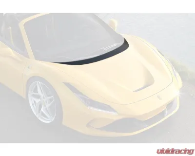 Carbonado DryCF Front Hood Trim Ferrari F8 2019-2024 - DRYCFF8-MAN-OEM-FHT