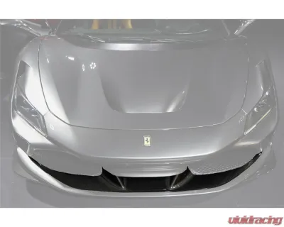 Ferrari F8 Carbonado Dry Carbon Fiber Front Lip Splitter 2019-2024 OEM Style - DRYFGCFF8-MAN-OEM-FL