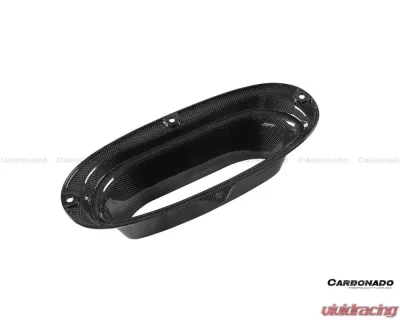 Ferrari Carbonado Dry Carbon Fiber Hood Vents F8 2019-2024 OEM Style - DRYFGCFF8-MAN-OEM-HV