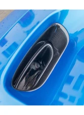 Ferrari Carbonado Dry Carbon Fiber Hood Vents F8 2019-2024 OEM Style                                     - DRYFGCFF8-MAN-OEM-HV - Image 8