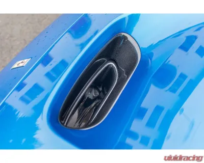 Ferrari Carbonado Dry Carbon Fiber Hood Vents F8 2019-2024 OEM Style - DRYFGCFF8-MAN-OEM-HV