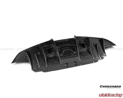 Carbonado DryCF OEM Style Rear Diffuser Lip Ferrari F8 2019-2024 - DRYCFF8-MAN-OEM-RD