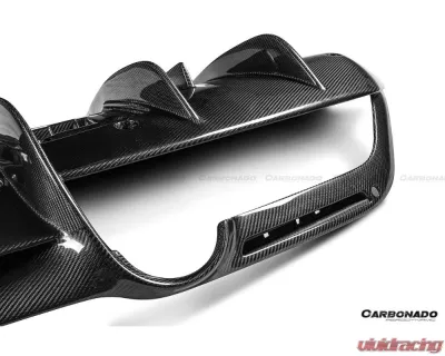 Carbonado DryCF OEM Style Rear Diffuser Lip Ferrari F8 2019-2024 - DRYCFF8-MAN-OEM-RD