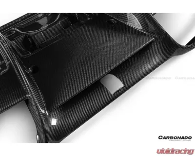 Carbonado DryCF OEM Style Rear Diffuser Lip Ferrari F8 2019-2024 - DRYCFF8-MAN-OEM-RD