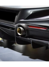 Carbonado DryCF OEM Style Rear Diffuser Lip Ferrari F8 2019-2024                                     - DRYCFF8-MAN-OEM-RD - Image 8