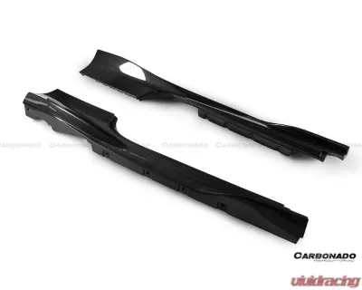 Carbonado DryCF OEM Style Side Skirts Ferrari F8 2019-2024 - DRYCFF8-MAN-OEM-SS