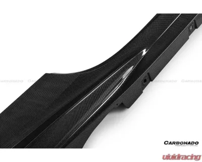 Carbonado DryCF OEM Style Side Skirts Ferrari F8 2019-2024 - DRYCFF8-MAN-OEM-SS