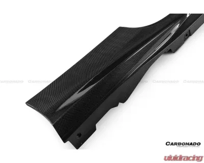 Carbonado DryCF OEM Style Side Skirts Ferrari F8 2019-2024 - DRYCFF8-MAN-OEM-SS