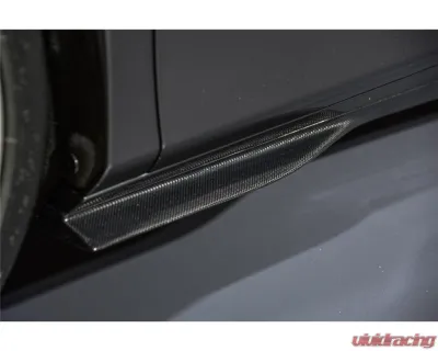 Carbonado DryCF OEM Style Side Skirts Ferrari F8 2019-2024 - DRYCFF8-MAN-OEM-SS