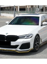 Carbonado Dry Carbon Fiber Front Lip for 2020-2023 BMW 5 Series G30 G38 M-Tech AD Style                                     - DRYCFG30-MAN-AD-FL - Image 11