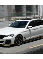 Carbonado Dry Carbon Fiber Front Lip for 2020-2023 BMW 5 Series G30 G38 M-Tech AD Style                                     - DRYCFG30-MAN-AD-FL - Image 14