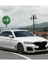 Carbonado Dry Carbon Fiber Front Lip for 2020-2023 BMW 5 Series G30 G38 M-Tech AD Style                                     - DRYCFG30-MAN-AD-FL - Image 15