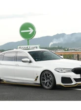 Carbonado Dry Carbon Fiber Front Lip for 2020-2023 BMW 5 Series G30 G38 M-Tech AD Style                                     - DRYCFG30-MAN-AD-FL - Image 17