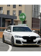 Carbonado Dry Carbon Fiber Front Lip for 2020-2023 BMW 5 Series G30 G38 M-Tech AD Style                                     - DRYCFG30-MAN-AD-FL - Image 18