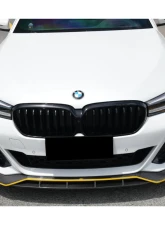 Carbonado Dry Carbon Fiber Front Lip for 2020-2023 BMW 5 Series G30 G38 M-Tech AD Style                                     - DRYCFG30-MAN-AD-FL - Image 7