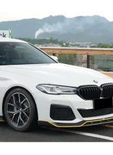 Carbonado Dry Carbon Fiber Front Lip for 2020-2023 BMW 5 Series G30 G38 M-Tech AD Style                                     - DRYCFG30-MAN-AD-FL - Image 9