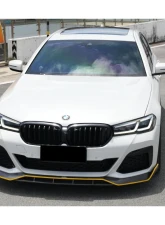 Carbonado Dry Carbon Fiber Front Lip for 2020-2023 BMW 5 Series G30 G38 M-Tech AD Style                                     - DRYCFG30-MAN-AD-FL - Image 10
